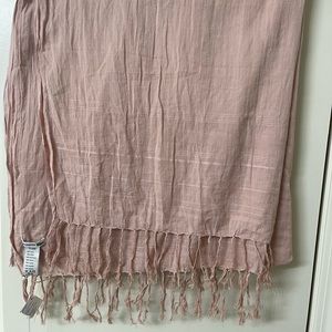 Beautiful cotton scarfs.  One is a Lacoste & other unknown brand. 2for 1price